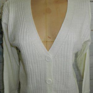 Reverse label knit top